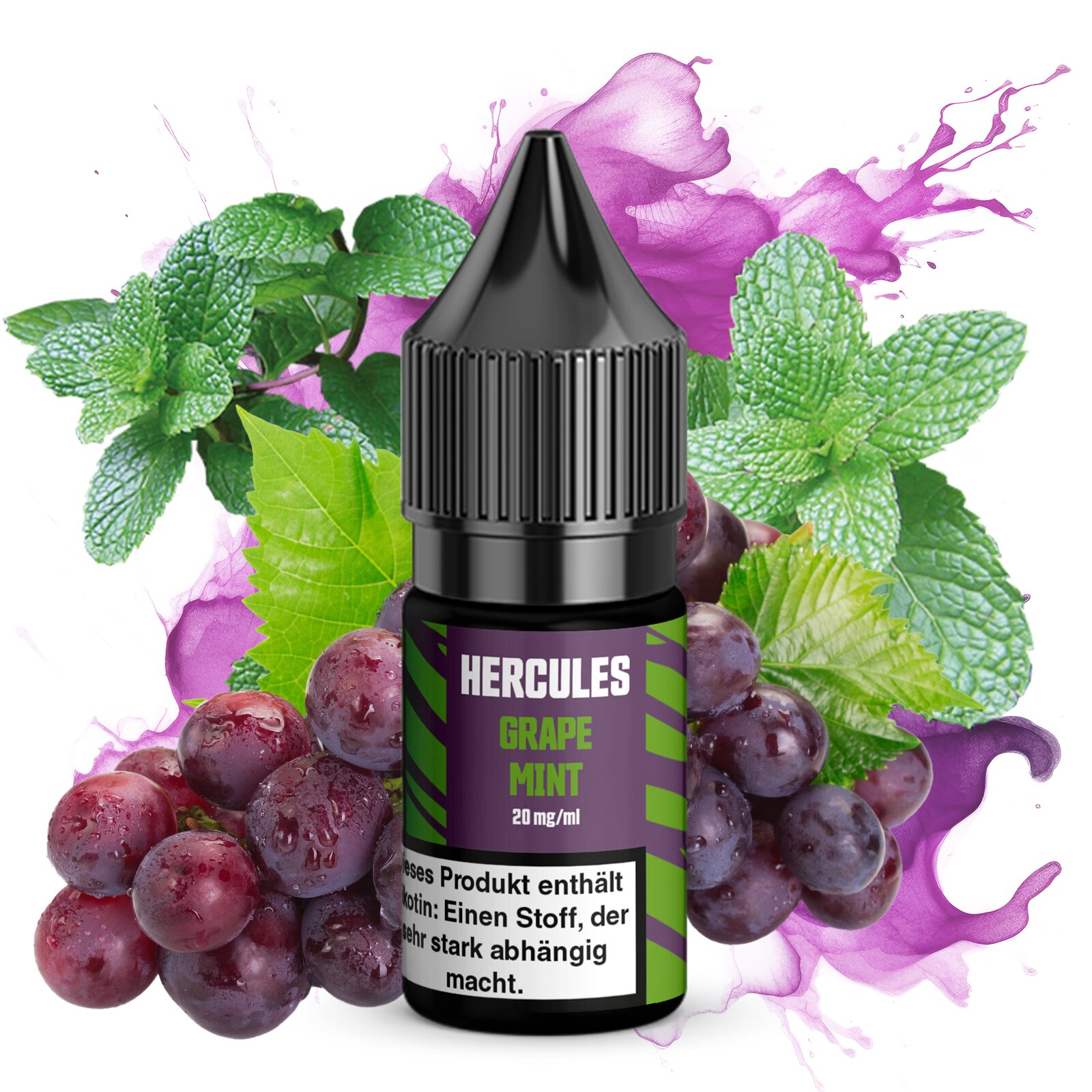 Hercules | Grape Mint | 10ml Nikotinsalzliquid in 20mg