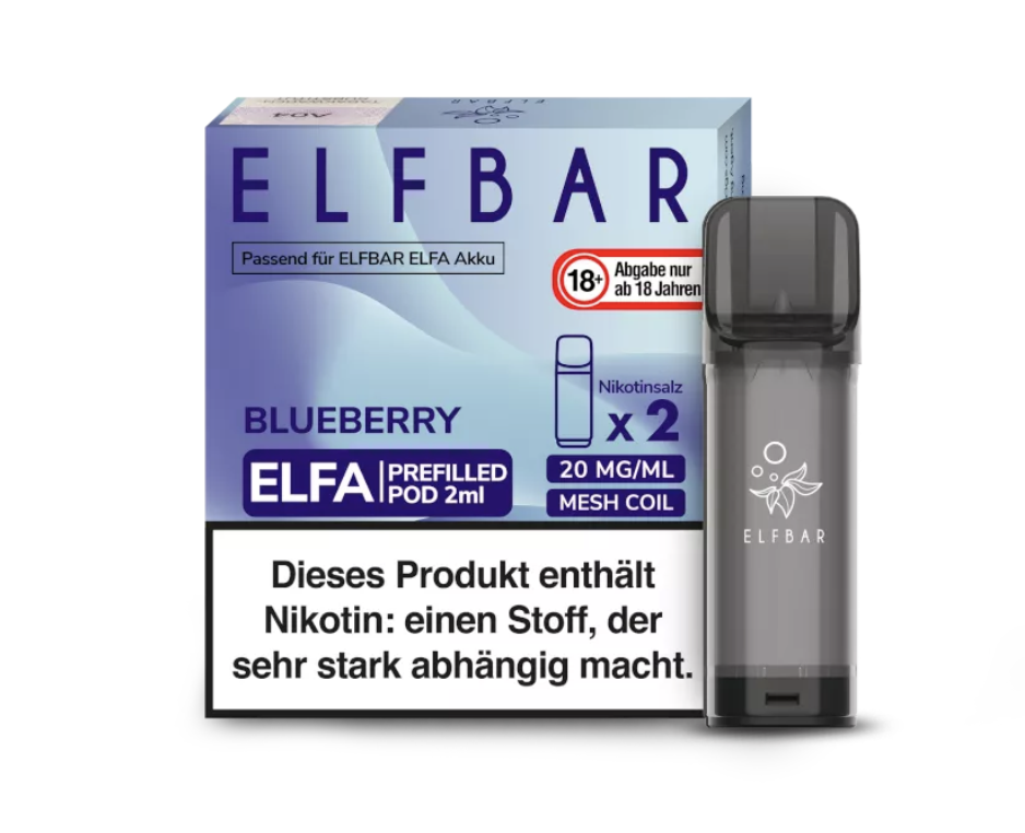 Elfbar | Blueberry | Elfa Pod (2Stück) 20mg