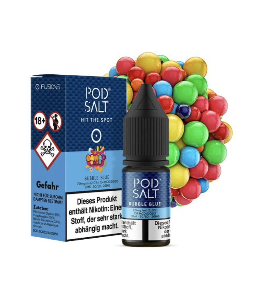 Pod Salt Fusion | Bubble Blue | Nikotinsalz 20mg