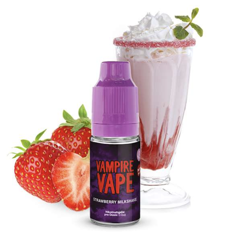 Vampire Vapes | Strawberry Milkshake | 10ml Liquid