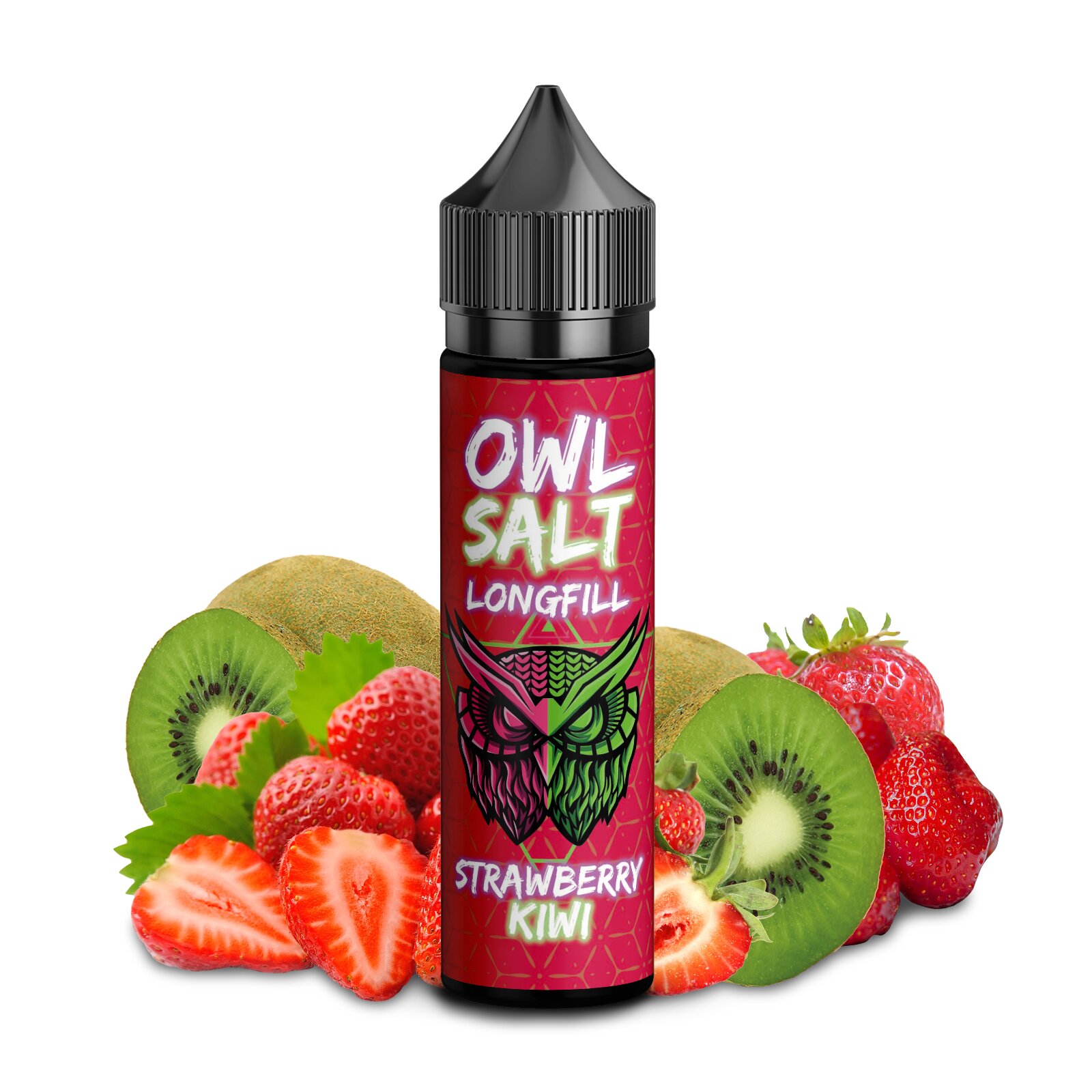OWL Salt | Strawberry Kiwi | Longfill 10 ml in 60 ml