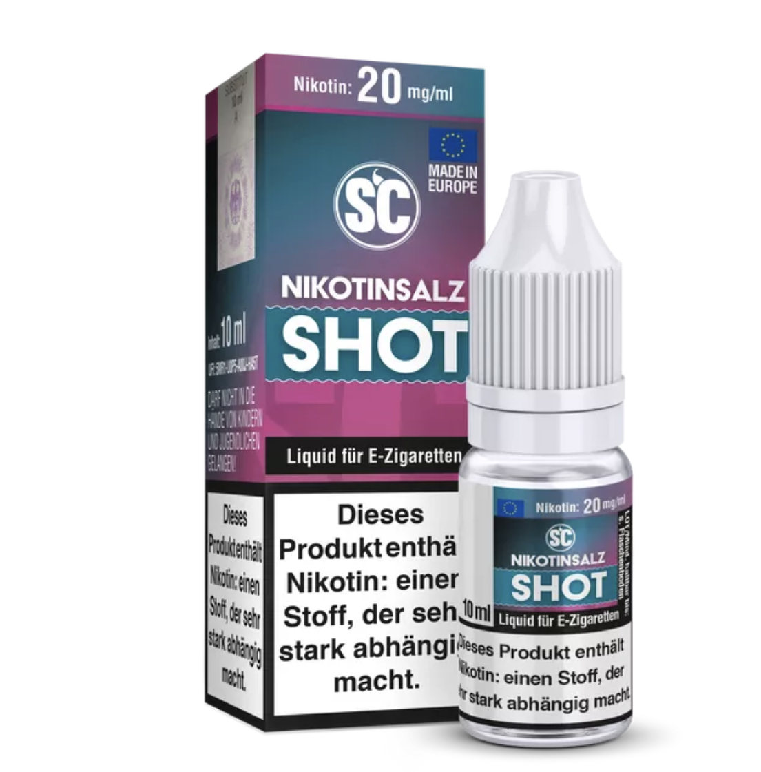 1x SC - Nikotinsalz Shot 10ml | 20 mg/ml