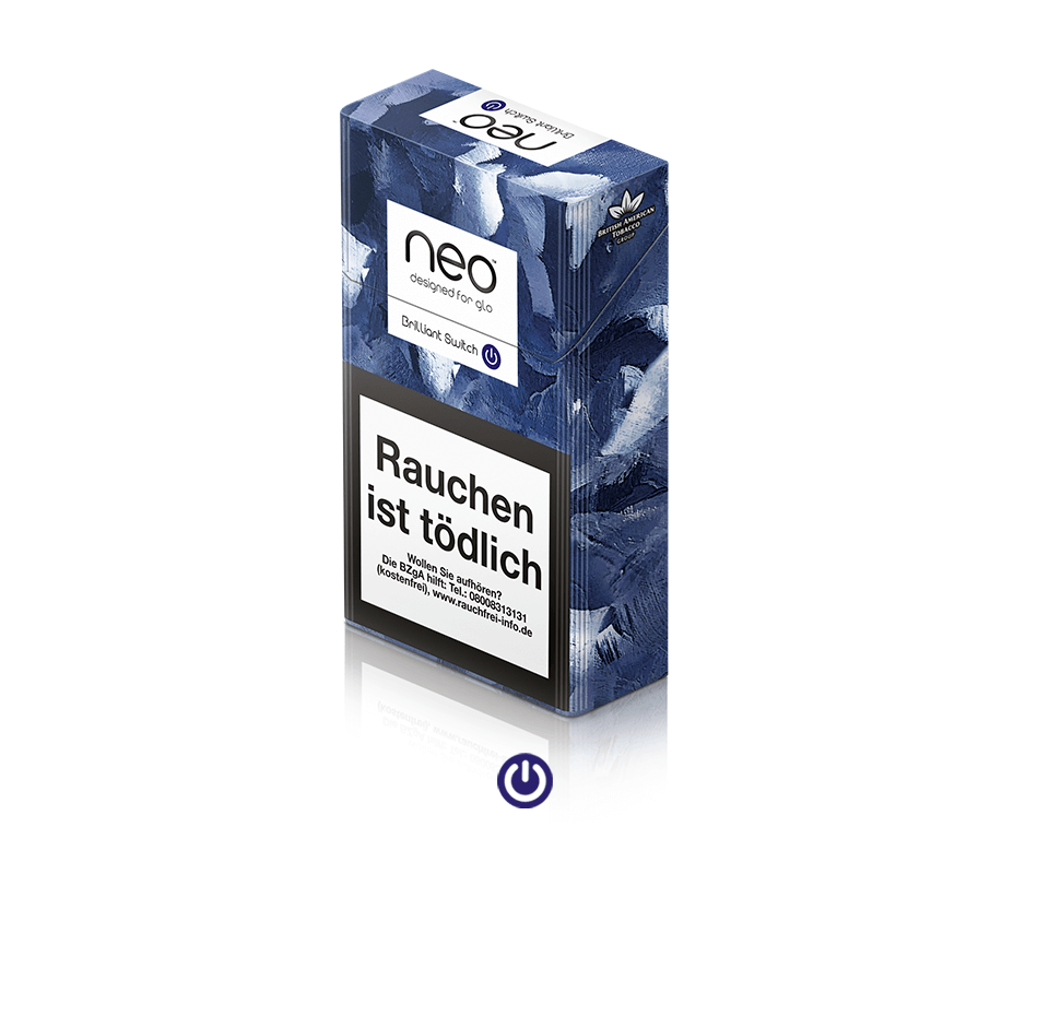 Neo blueberry switch tobacco 20 sticks designed for glo