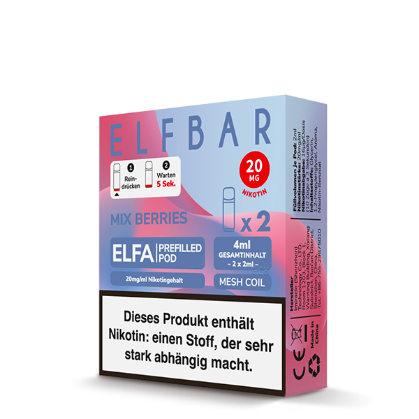 Elfbar ELFA CP | Mix Berries | 2x Prefilled Pod