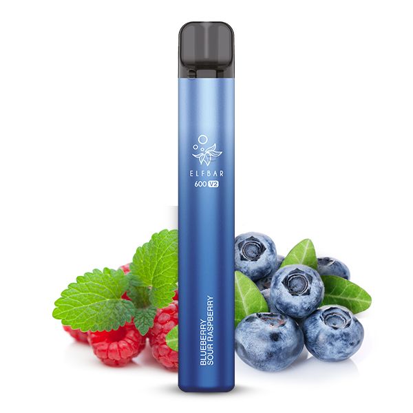 Elfbar 600 V2 | Blueberry Sour Raspberry | Einweg E-Zigarette 20mg/ml