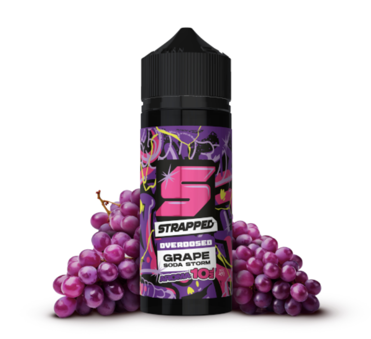 Strapped Overdosed | Grape Soda Strom | Longfill Aroma 10ml in 120ml