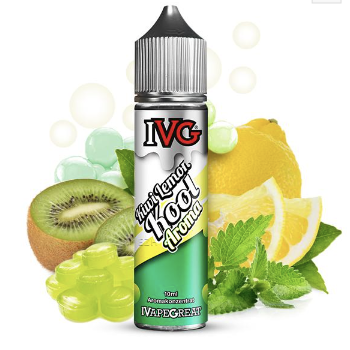 IVG | Kiwi Lemon Kool | Longfill Aroma 10ml in 60ml Flasche